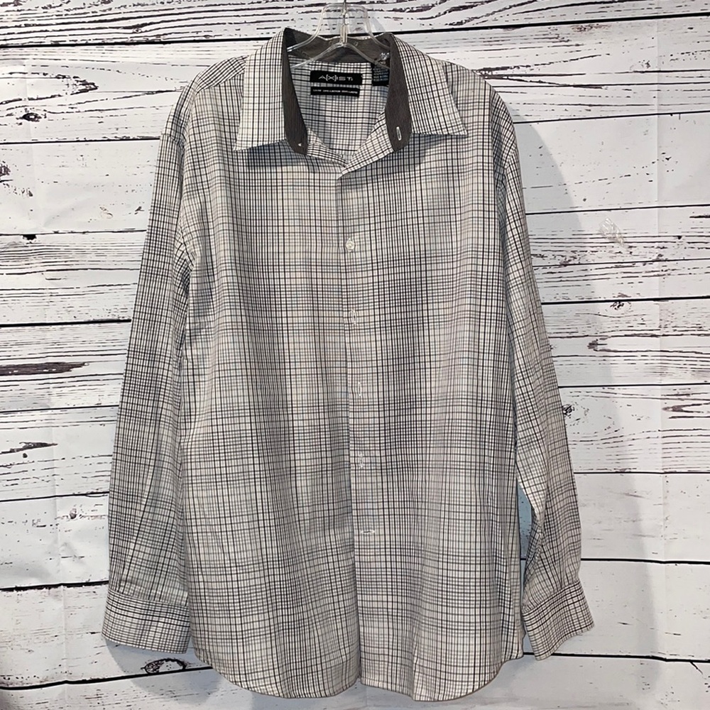 Axist Men’s Slim Fit Long Sleeve Striped Shirt